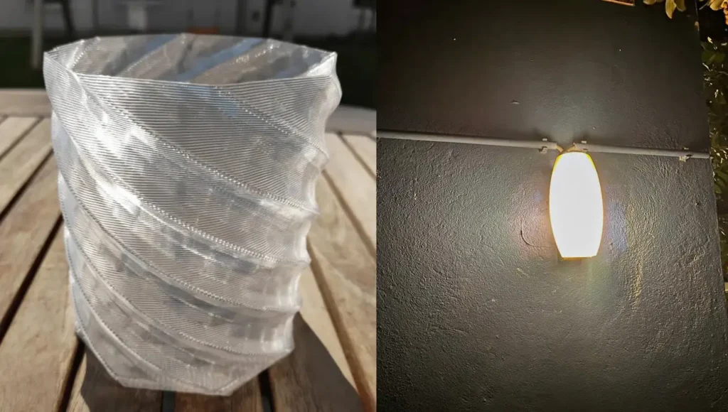 PETG (پلی‌اتیلن ترفتالات گلیکول): از محبوب ترین مواد پرینت سه بعدی برای استفاده در فضای باز